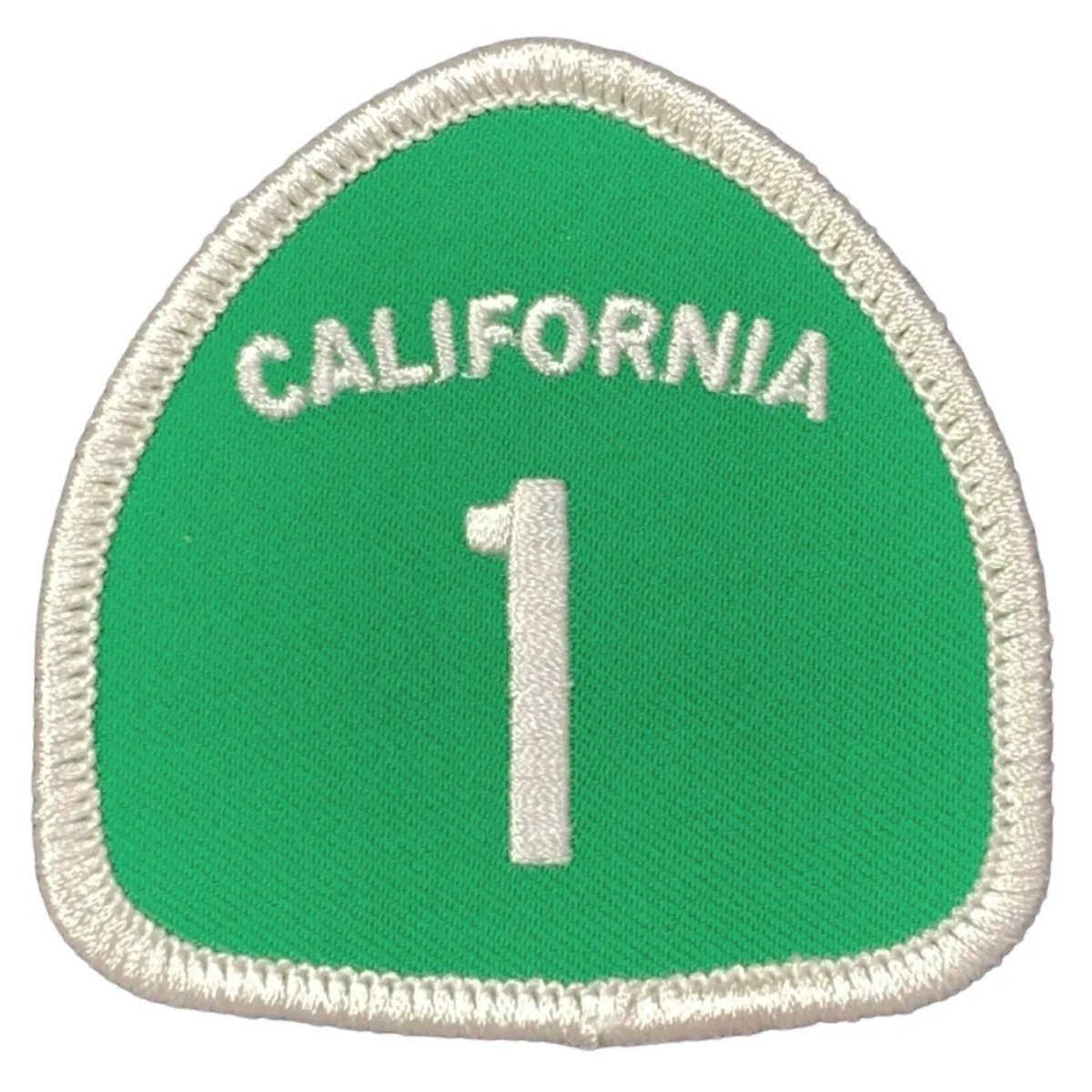 Highway 1 Embroidered Patch — Iron On 2.5"