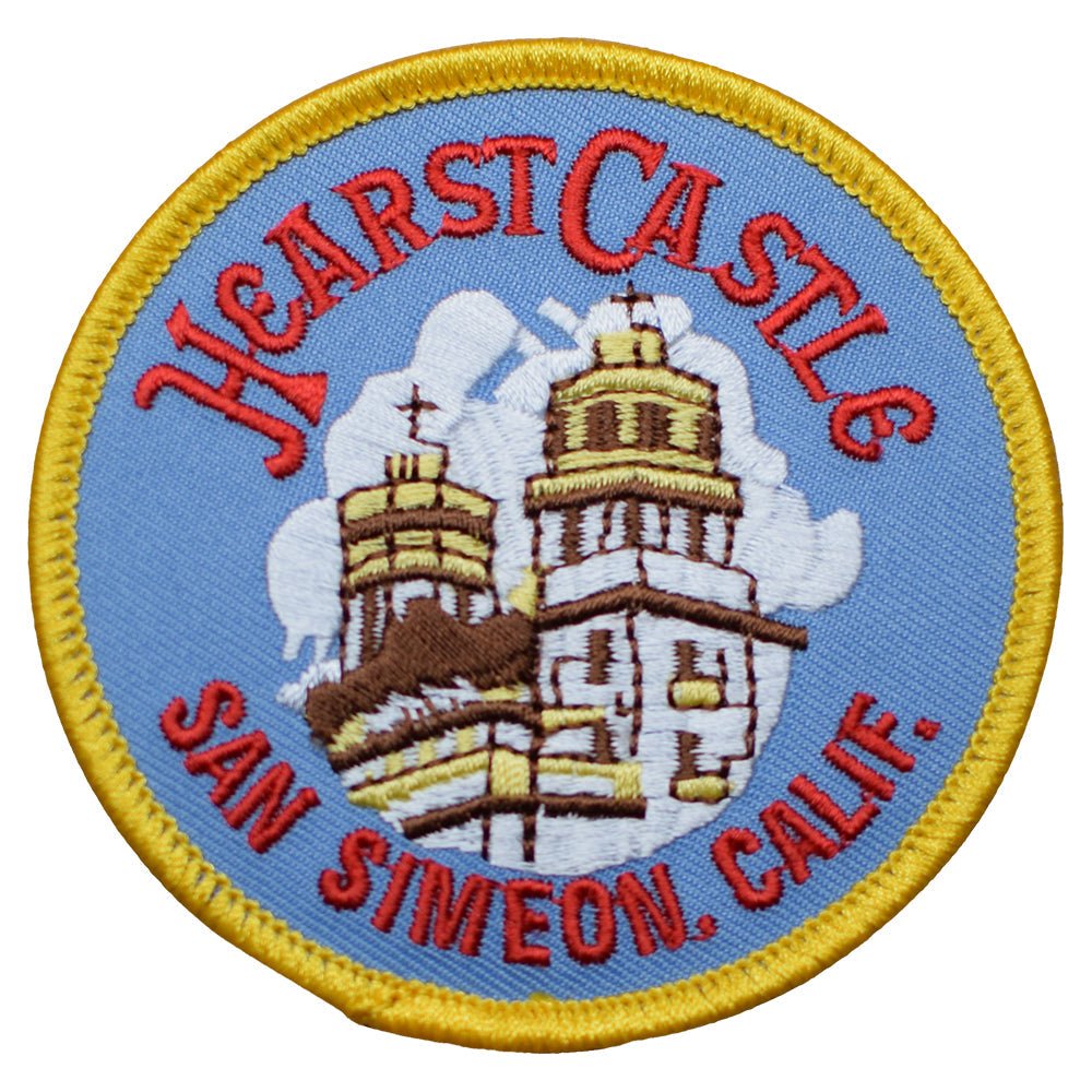 Hearst Castle Embroidered Patch — Iron On 3"