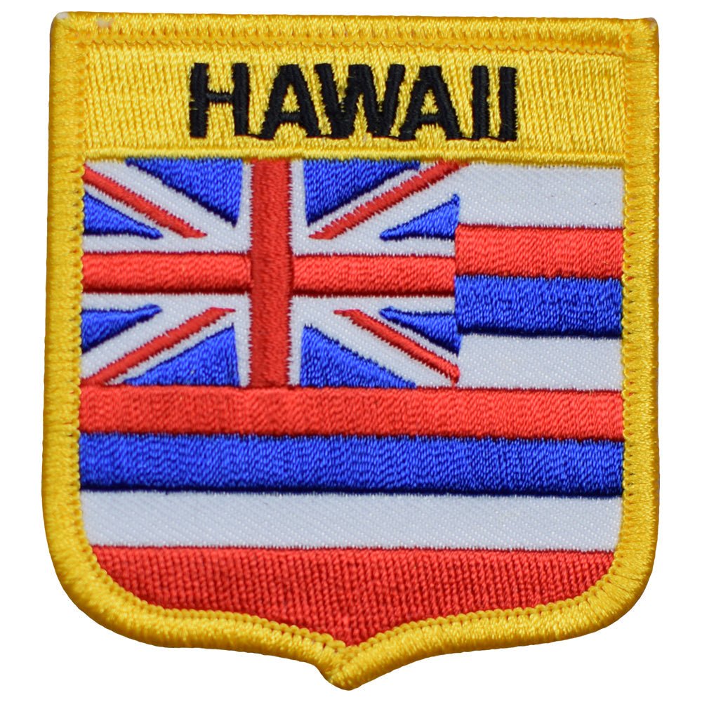 Hawaii State Embroidered Patch — Iron On 2.75"