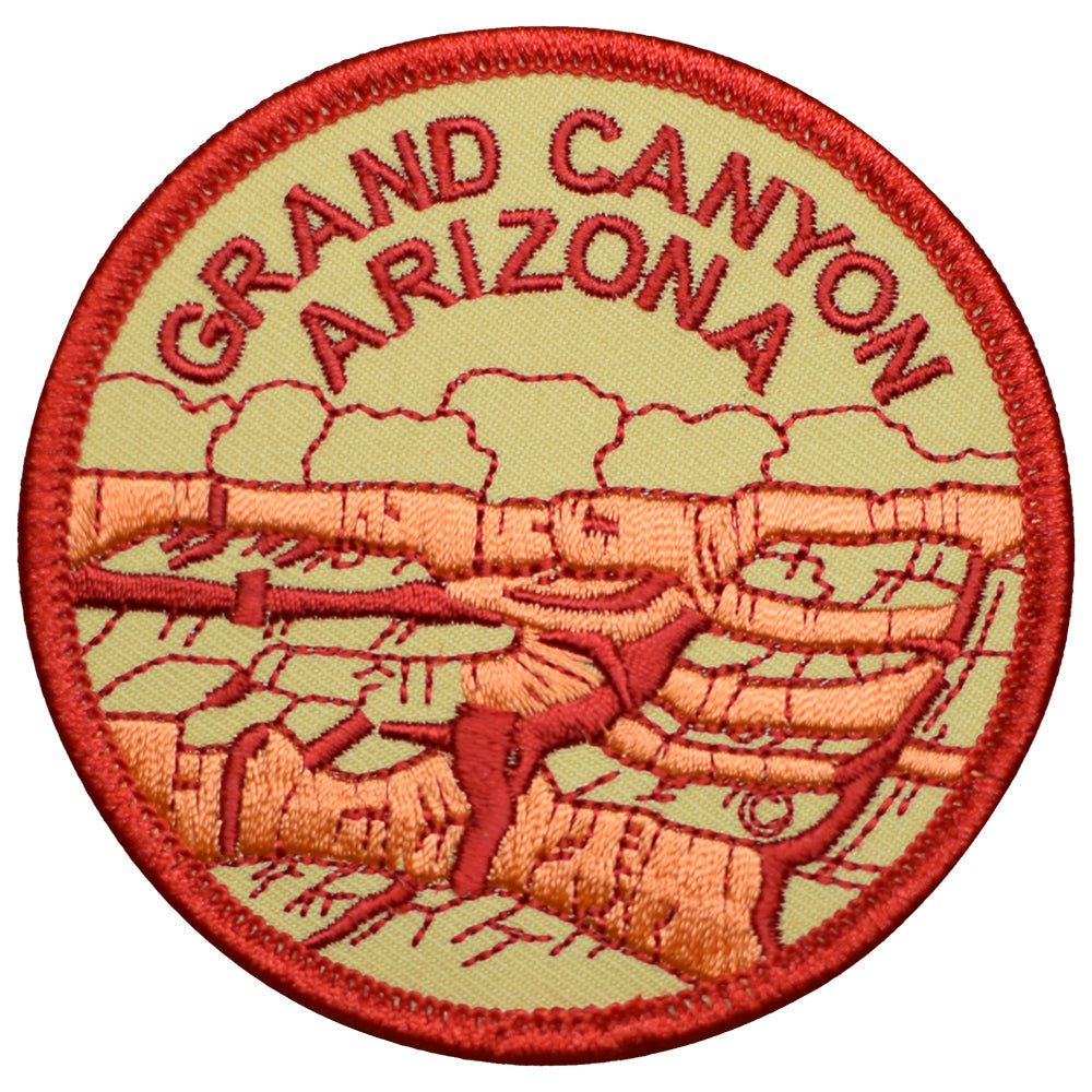 Grand Canyon National Park Embroidered Patch — Colorado River, Arizona Badge 3" — Iron On
