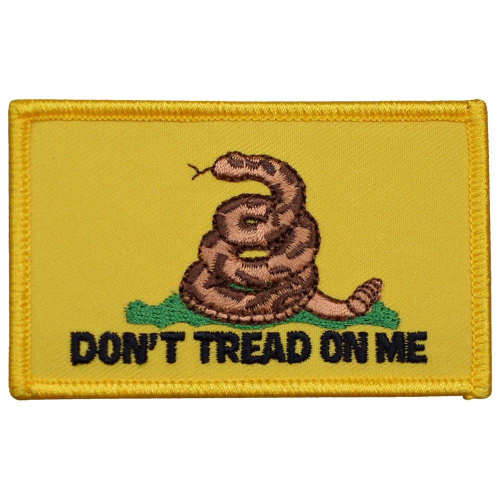 Gadsden Embroidered Patch — Iron On 3.25"