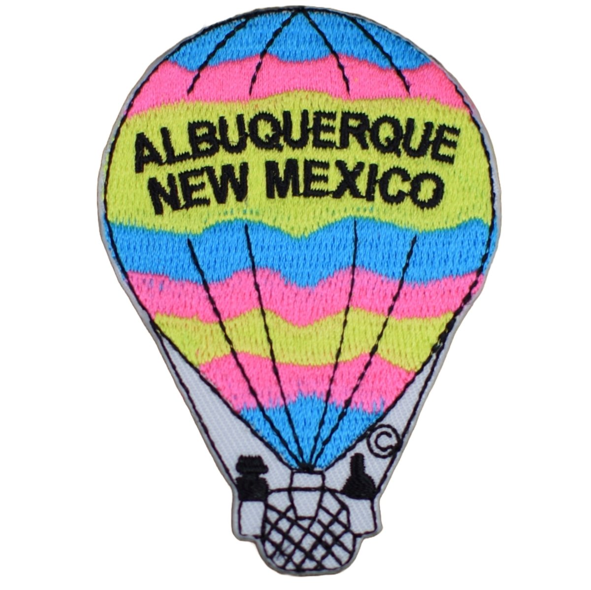 Albuquerque New Mexico Embroidered Patch — Iron On 3"