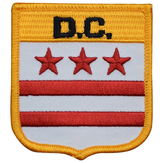 Washington D.C. Embroidered Patch — Iron On 2.75"