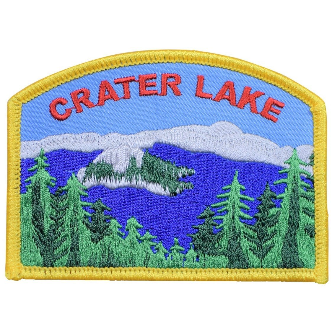Crater Lake National Park Embroidered Patch — Iron On 3.5"