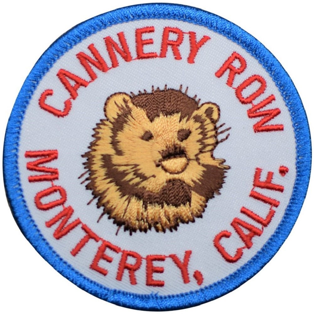 Monterey Embroidered Patch — Cannery Row, Sea Otter, California Beach Badge 3" — Iron On