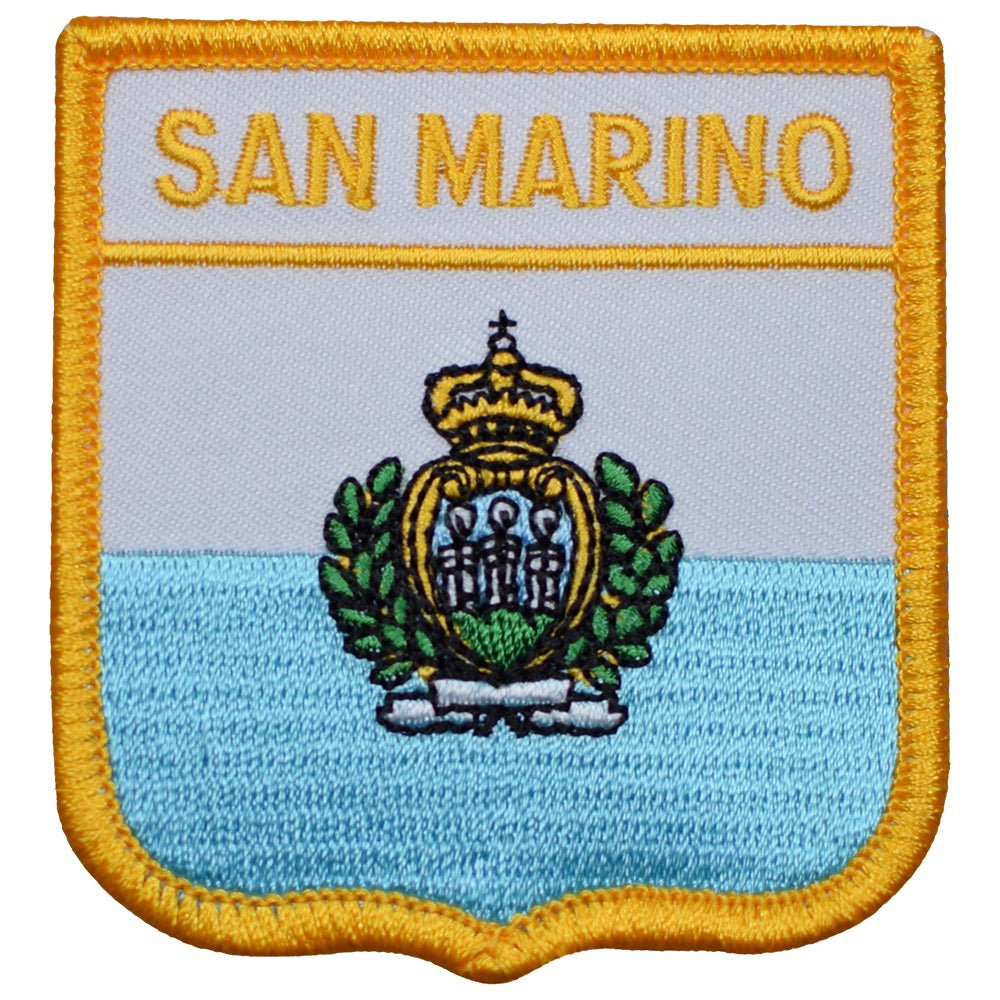 San Marino Embroidered Patch — Iron On 2.75"