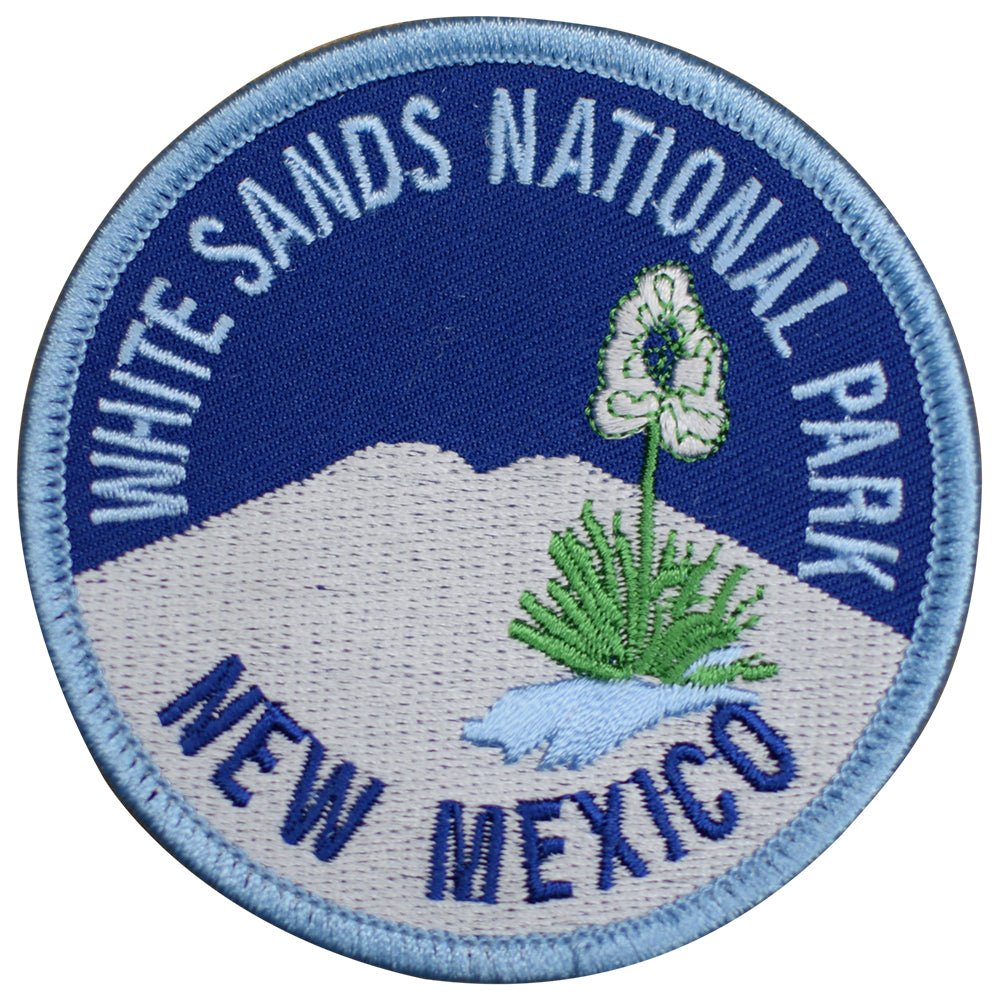 White Sands National Park Embroidered Patch — Iron On 3"