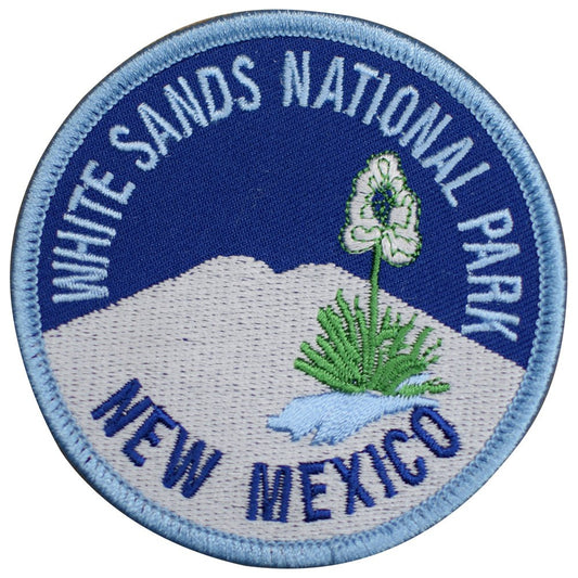 White Sands National Park Embroidered Patch — Iron On 3"