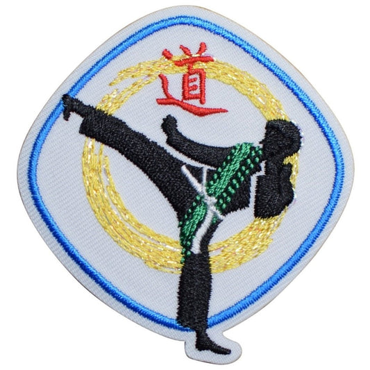 Martial Arts Embroidered Patch — Iron On 2-3/8"