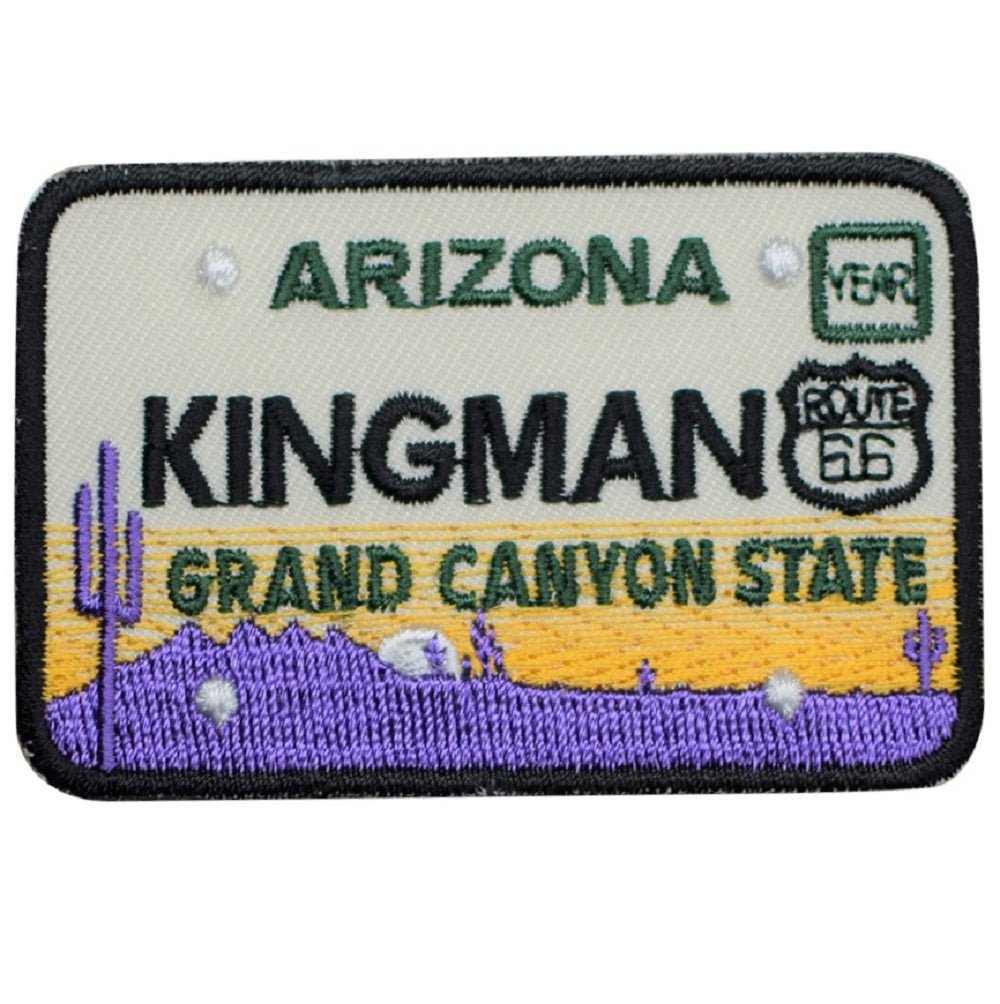 Kingman Arizona Embroidered Patch — Iron On 2.75"