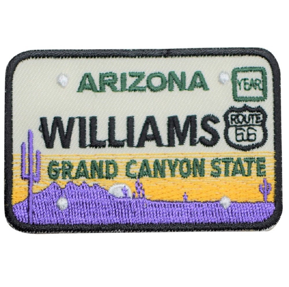 Williams Arizona Embroidered Patch — Iron On 2.75"