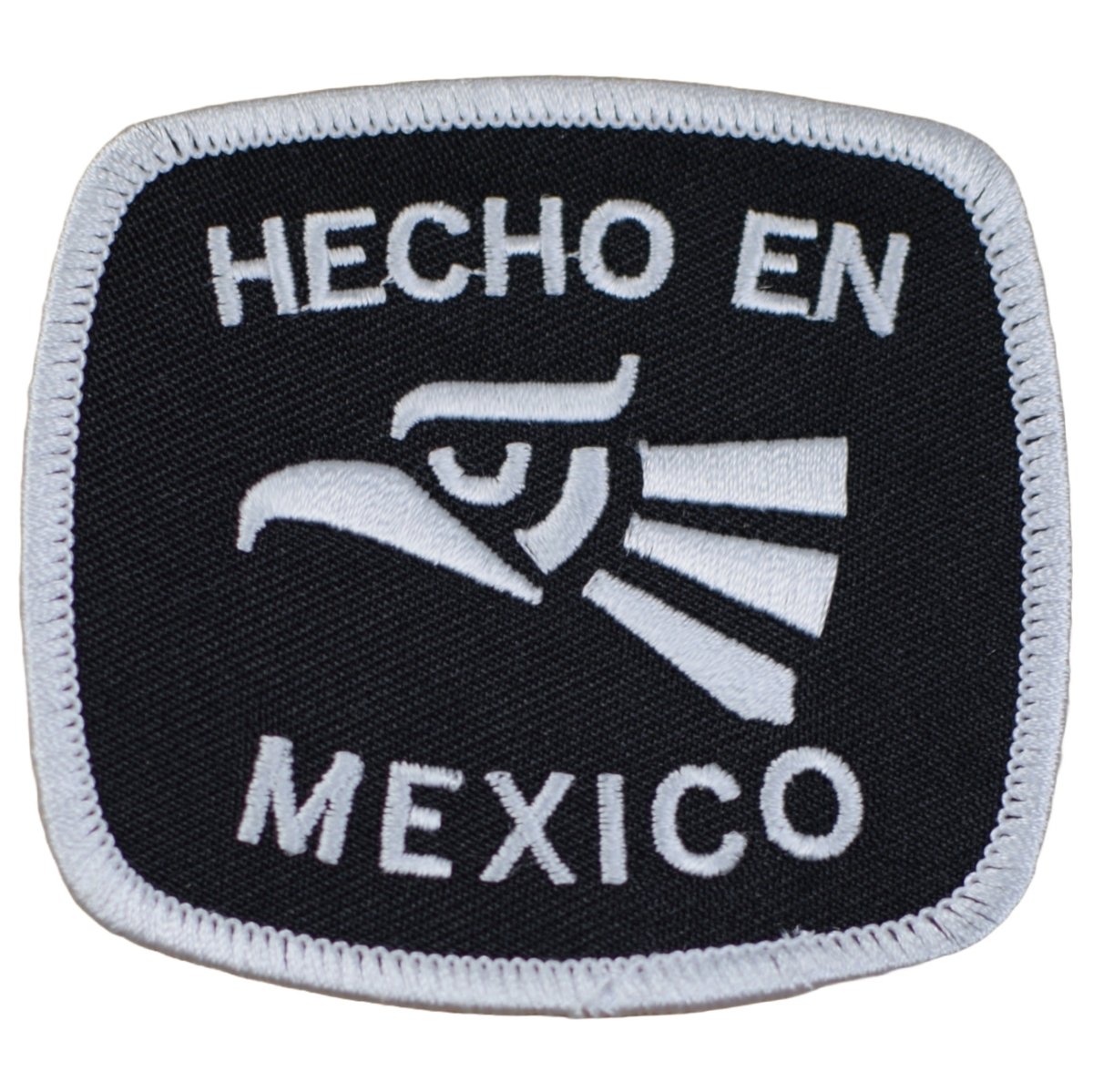 Hecho en Mexico Embroidered Patch — Iron On 3-1/8"