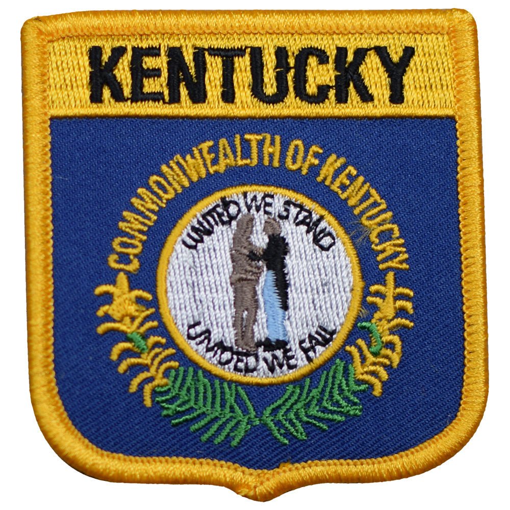 Kentucky Embroidered Patch — Iron On 2.75"