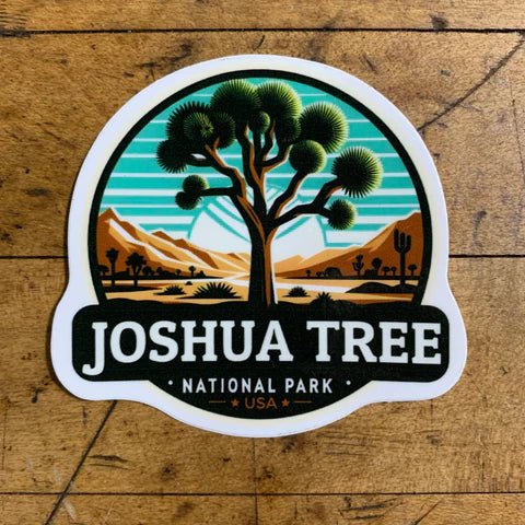 Joshua Tree National Park Sticker - California Desert Hiking Camping Decal 3"