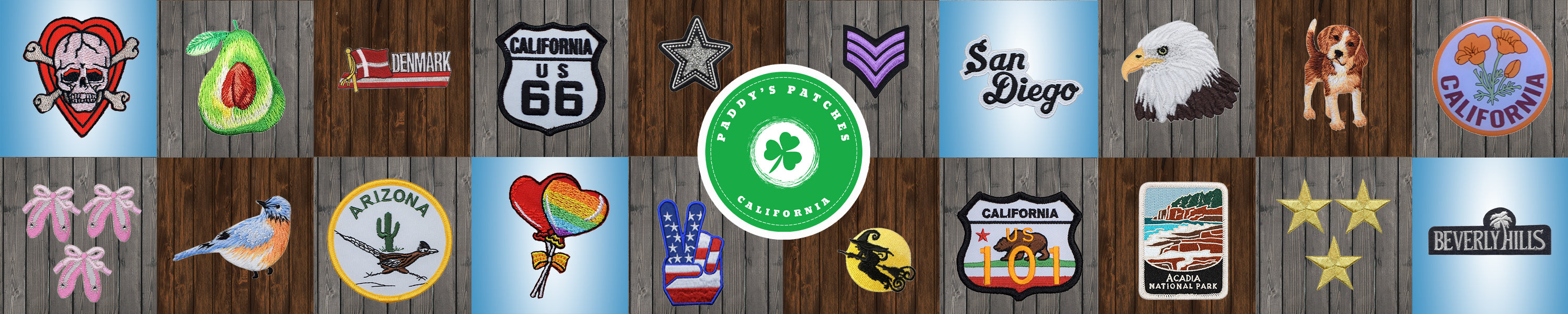 Paddy's Patches Homepage Patch Collage Banner2