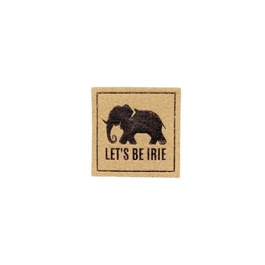 LET'S BE IRIE™ Patch - Elephant Logo Reggae Badge 1.5" (Sew On)
