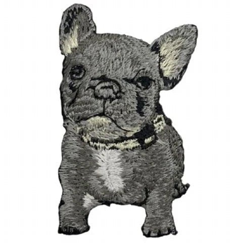 French Bulldog Applique Patch -Frenchie Dog Animal Pet Badge2.5" (Iron on)