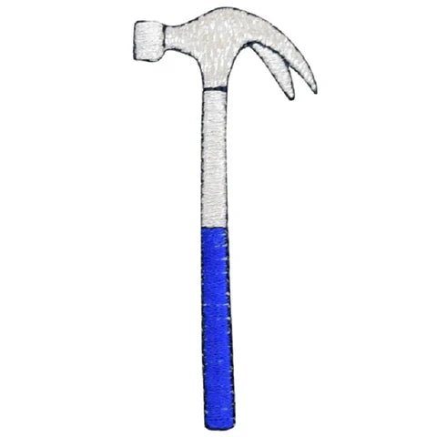 Hammer Applique Patch - Tool, Construction, Carpenter 2.75"(Iron on)