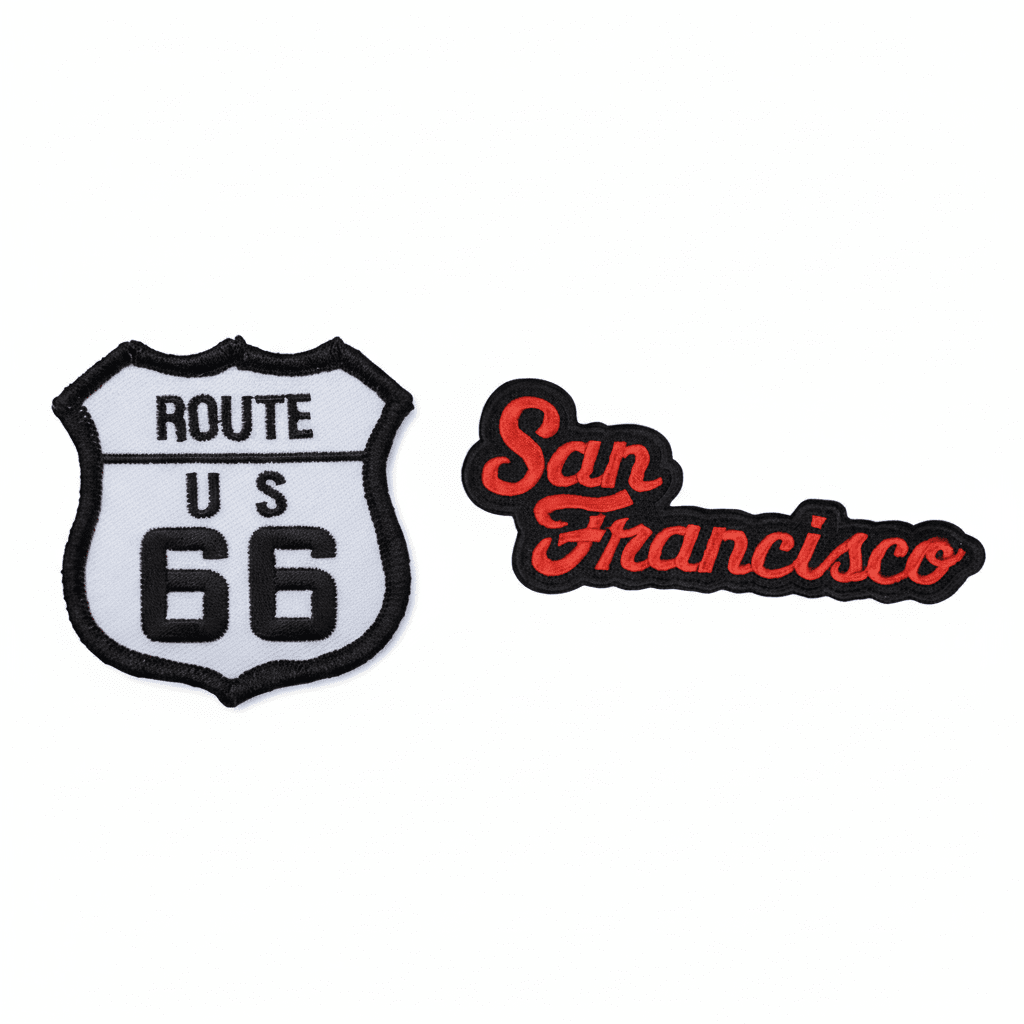 California Classics + Route 66 Patch Pack (2-Pack) - Paddy's Patches