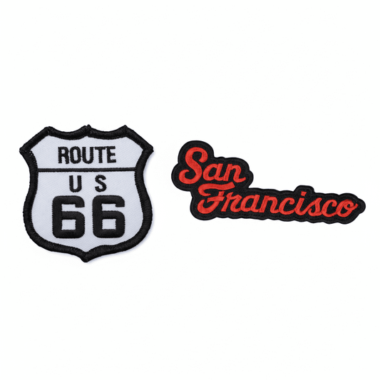 California Classics + Route 66 Patch Pack (2-Pack) - Paddy's Patches