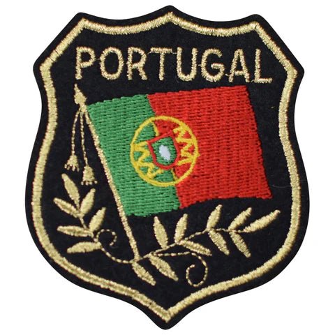 Portugal Patch - Iberian Peninsula, Azores, Madeira, Lisbon 3.25" (Iron on)