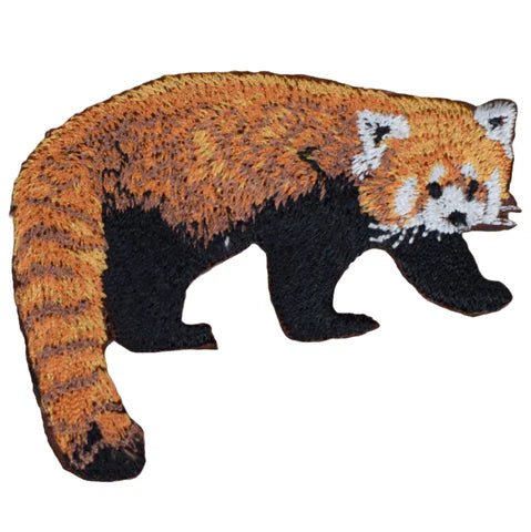 Red Panda Applique Patch -Animal Zookeeper Lesser Panda Badge 2-5/8" (Iron on)