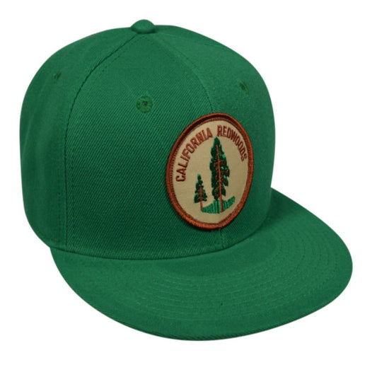 California Redwoods Snapback Hat by LET'S BE IRIE - Kelly Green 