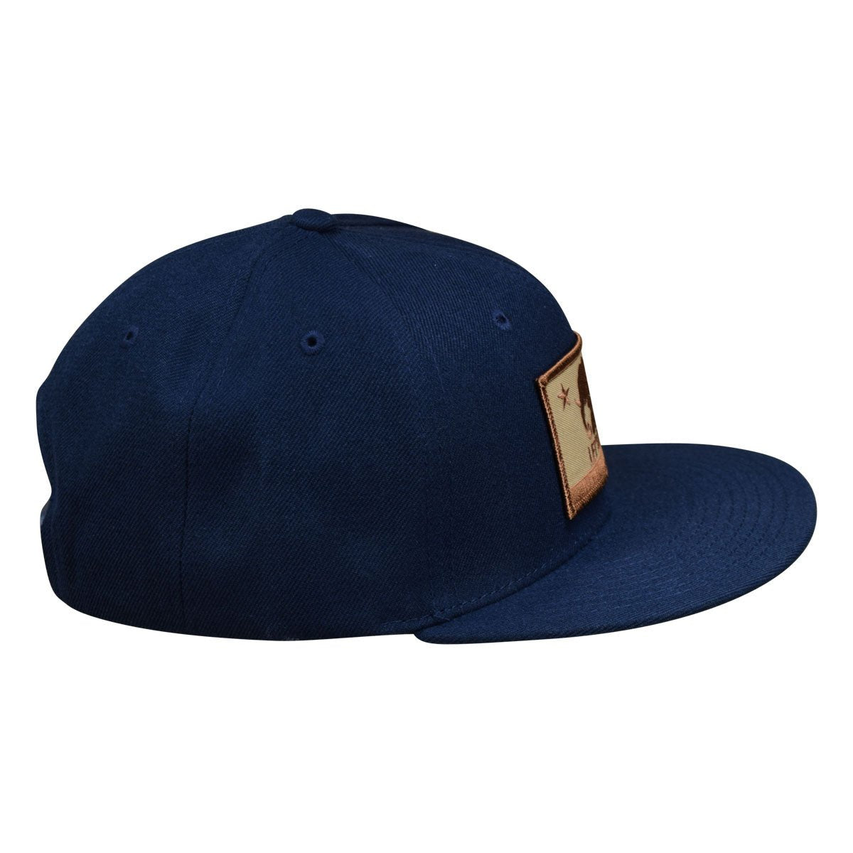 LET'S BE IRIE Snapback Hat - California Irie Flag, Navy Blue - Let's Be Irie™