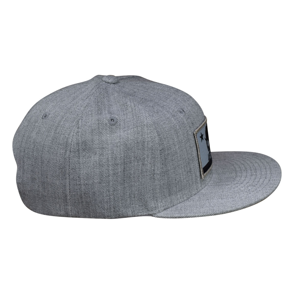 LET'S BE IRIE Snapback Hat - California Irie Flag, Heather Gray - Let's Be Irie™