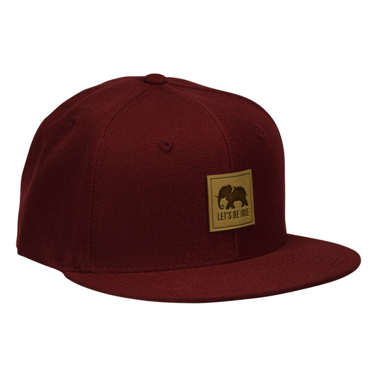 LET'S BE IRIE Elephant Hat - Cardinal Red Snapback - Let's Be Irie™