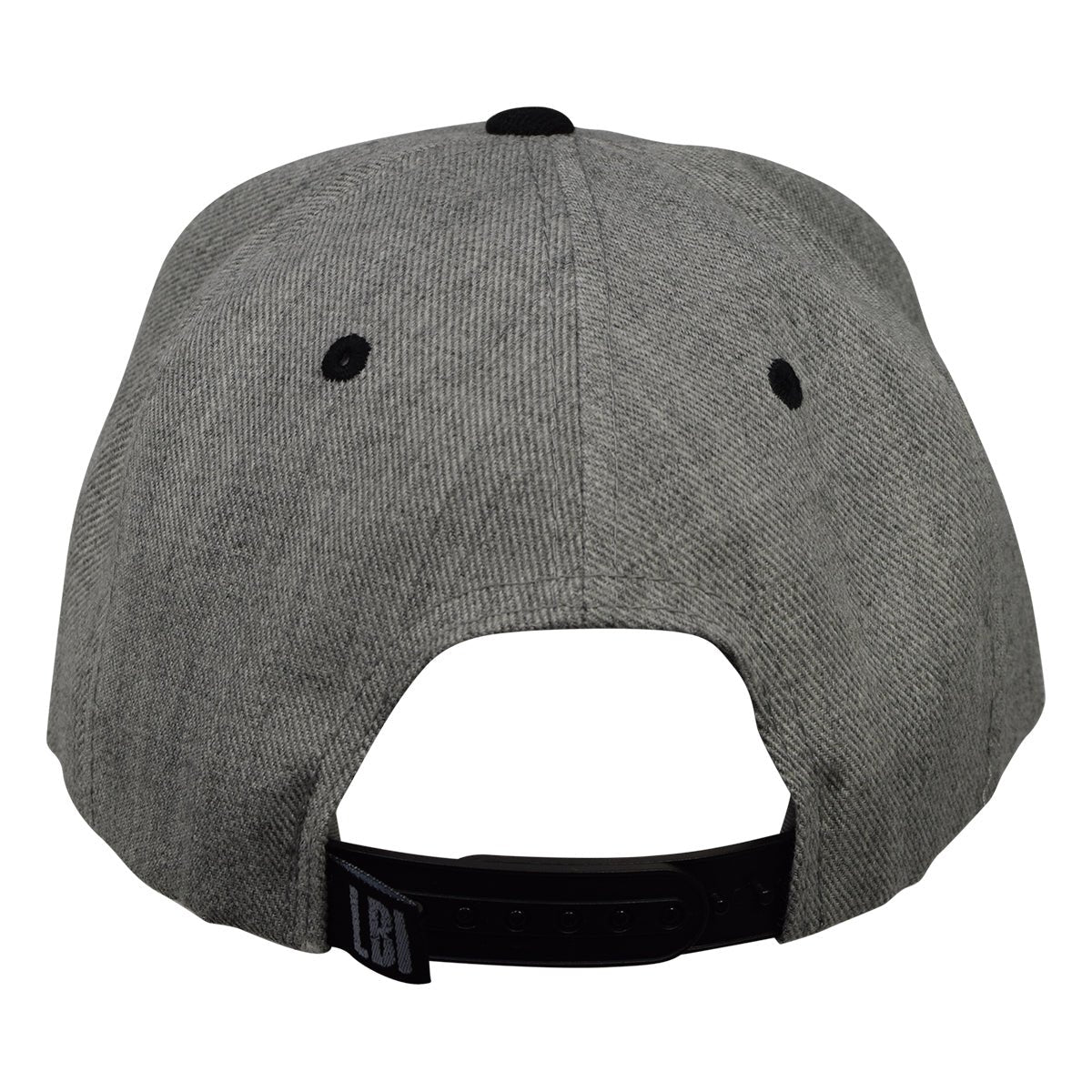 Las Vegas Snapback Hat by LET'S BE IRIE - Heather Gray and Black - Let's Be Irie™