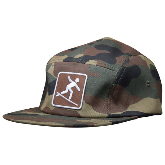 Camo Surfing Racer Hat - Camouflage Cap with Buckle, Surf Recreational Sign