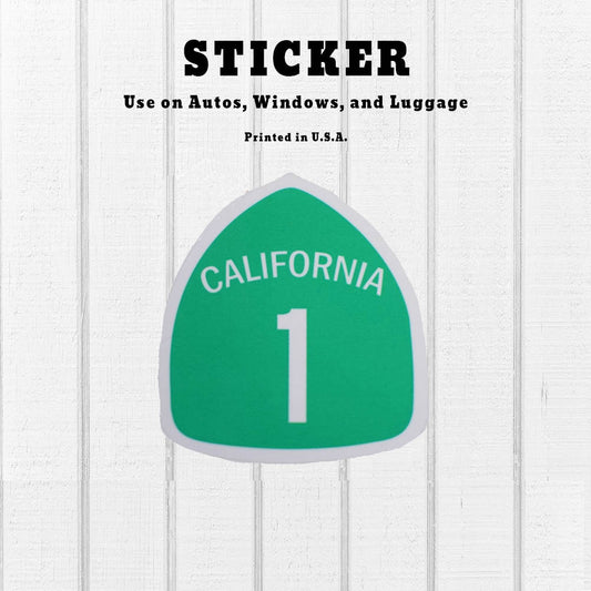 car sticker decal california 1 sticker