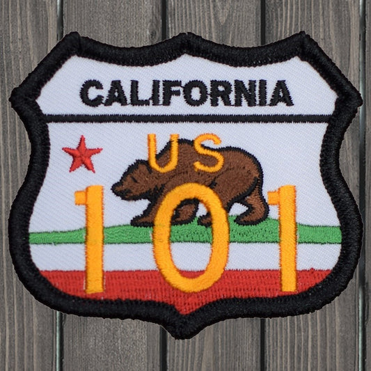 embroidered iron on sew on patch 101 ca bear