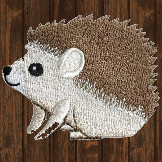 embroidered iron on sew on patch cute Hedgehog baby