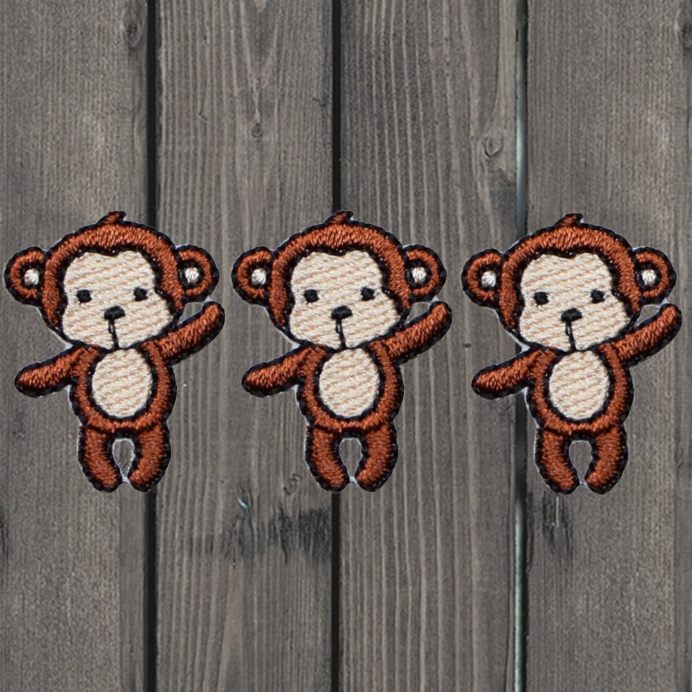 embroidered iron on sew on patch animal monkey