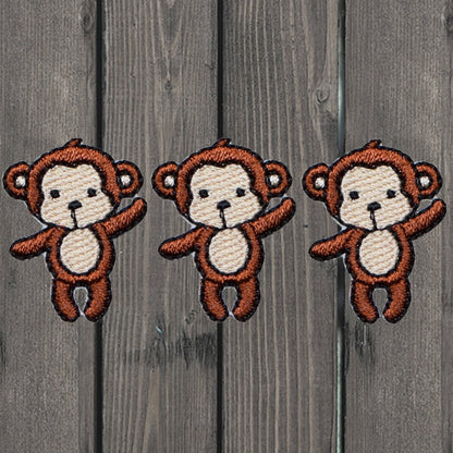 embroidered iron on sew on patch animal monkey