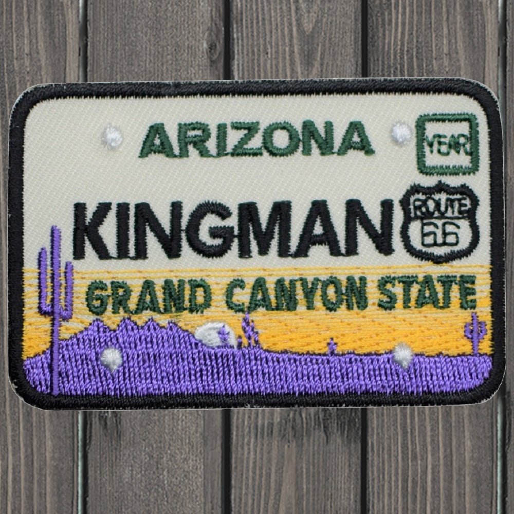 embroidered iron on sew on patch arizona grand canyon state kingman