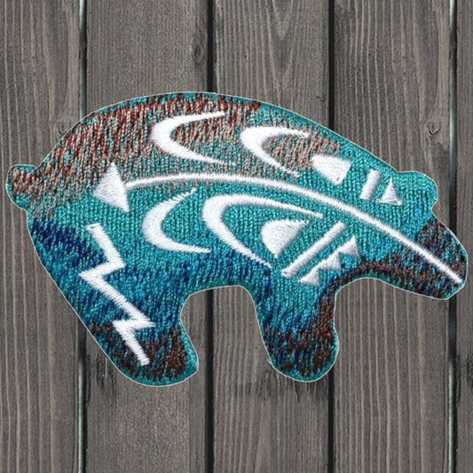 embroidered iron on sew on patch bear southwest