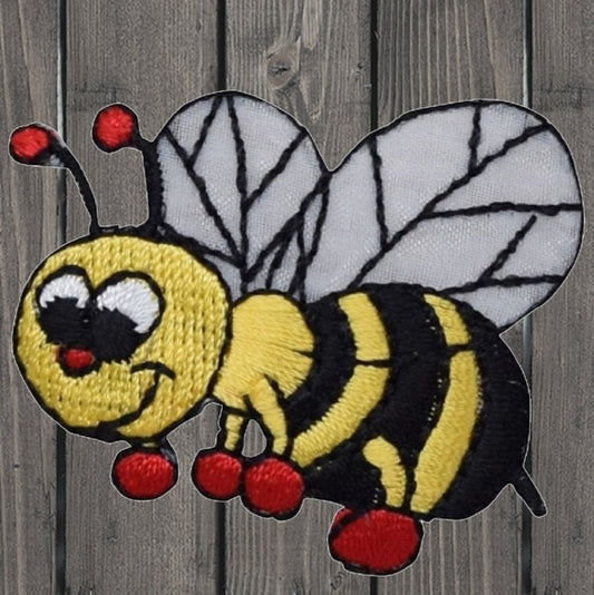 Bumblebee Patch Applique - Bee, Boxing Gloves, Bug, Insect Badge 1.75" (Iron on)