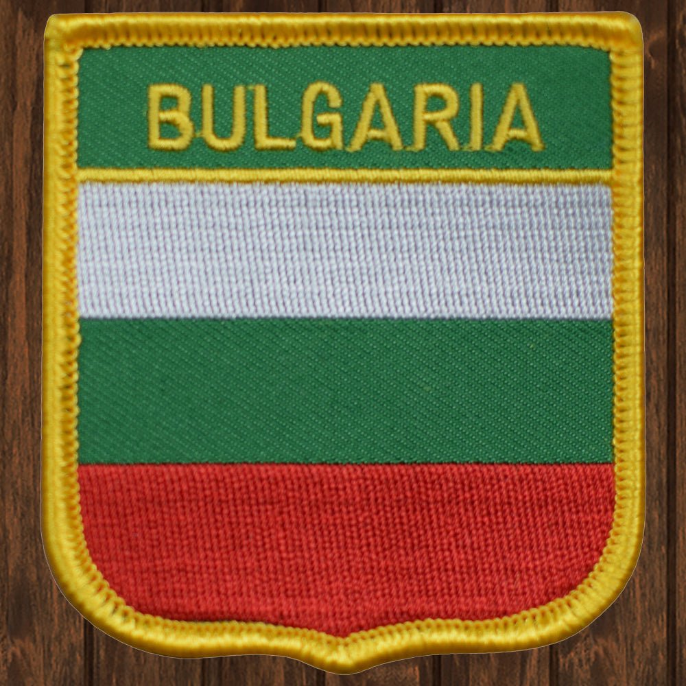 embroidered iron on sew on patch bulgaria