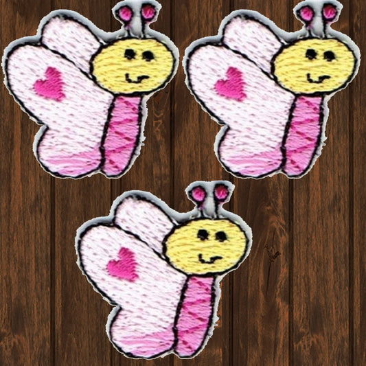 embroidered iron on sew on patch butterfly