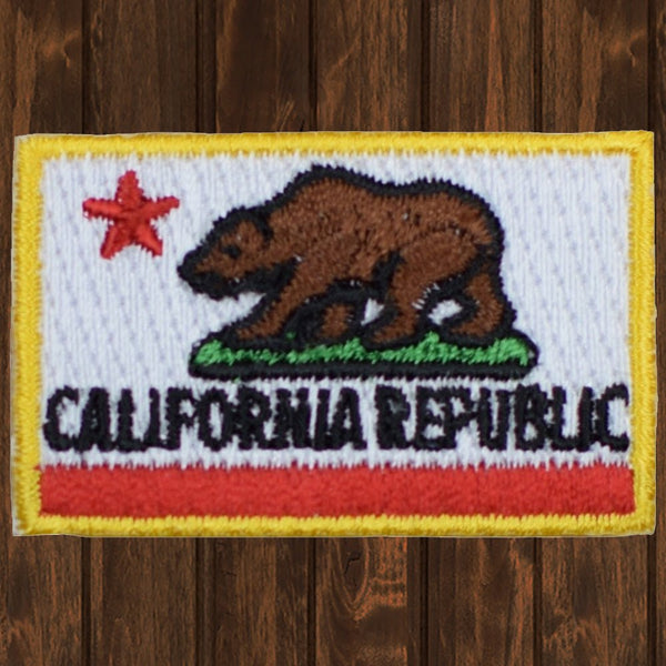 California Ric Patch Mini California Embroidered Patch — Iron On | Paddy's Patches