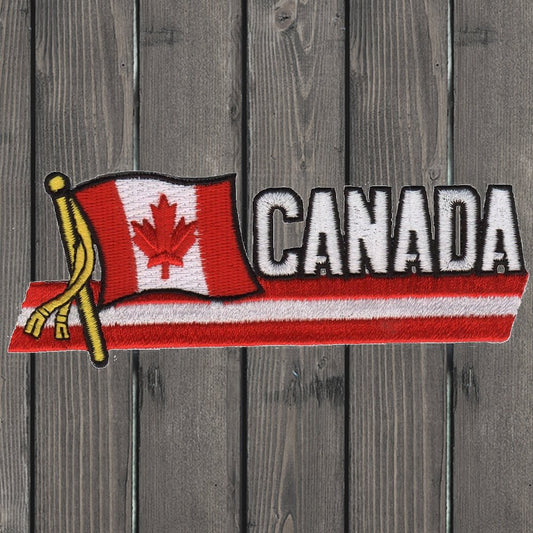 embroidered iron on sew on patch canada