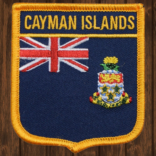 embroidered iron on sew on patch cayman islands