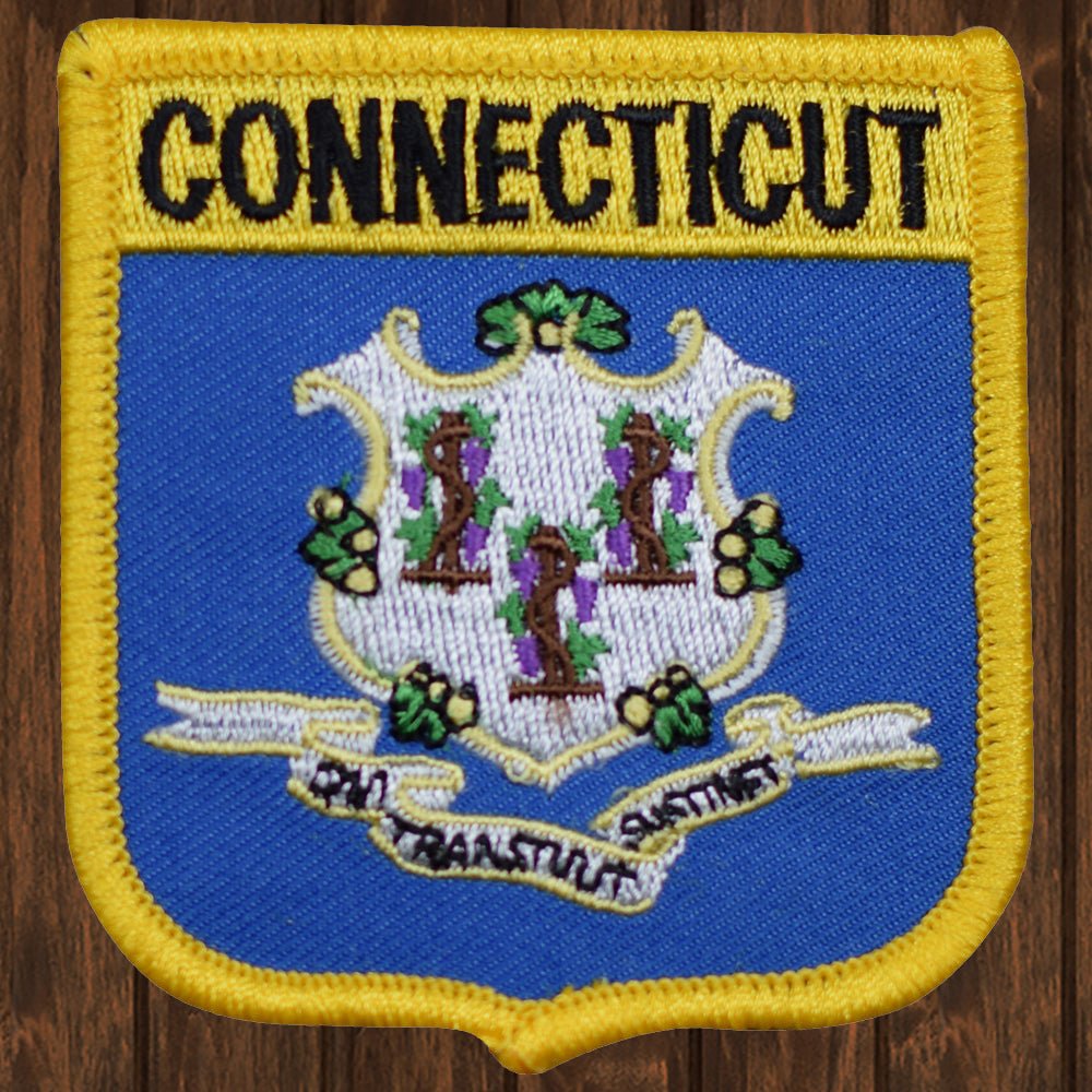 embroidered iron on sew on patch connecticut