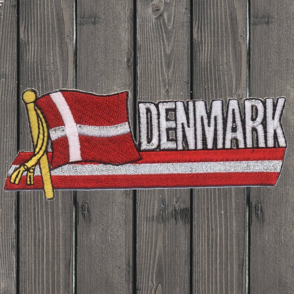 embroidered iron on sew on patch denmark