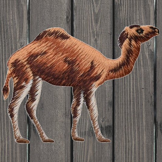 embroidered iron on sew on patch desert camel