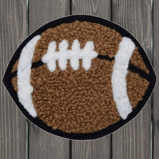 embroidered iron on sew on patch football chenille