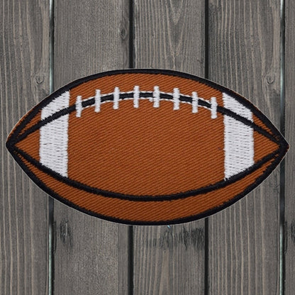 embroidered iron on sew on patch football heat seal 2